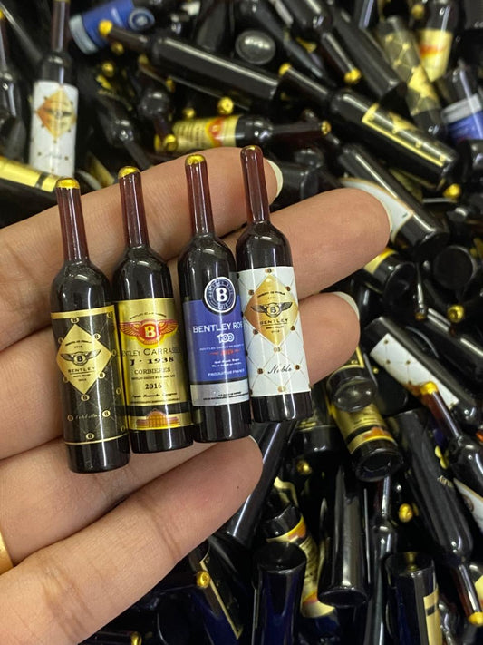 Wine Bottles Drinks Miniature  – 25 pieces – design No. 837