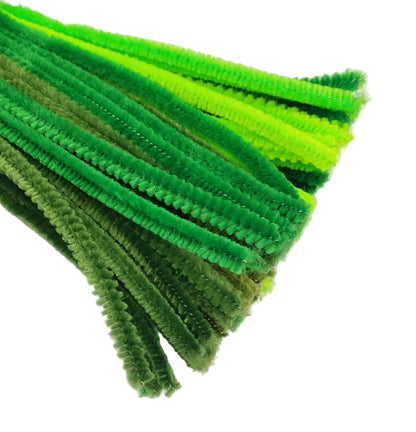 Straw / Pipe Cleaner - Green theme /  Shade-42