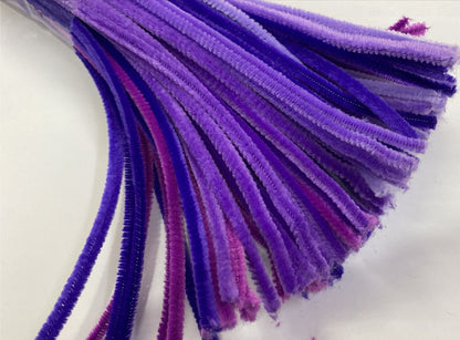 Straw / Pipe Cleaner - Purple theme /  Shade-43