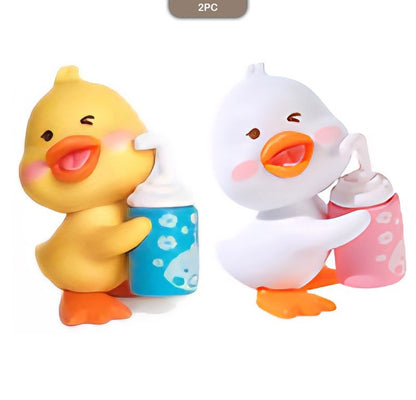 Ducks With Drinks Miniature- 2 pieces , design-843