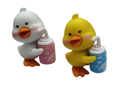 Ducks With Drinks Miniature- 2 pieces , design-843