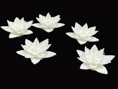 30 mm Lotus Flower Miniature- 10 pieces , Design 850