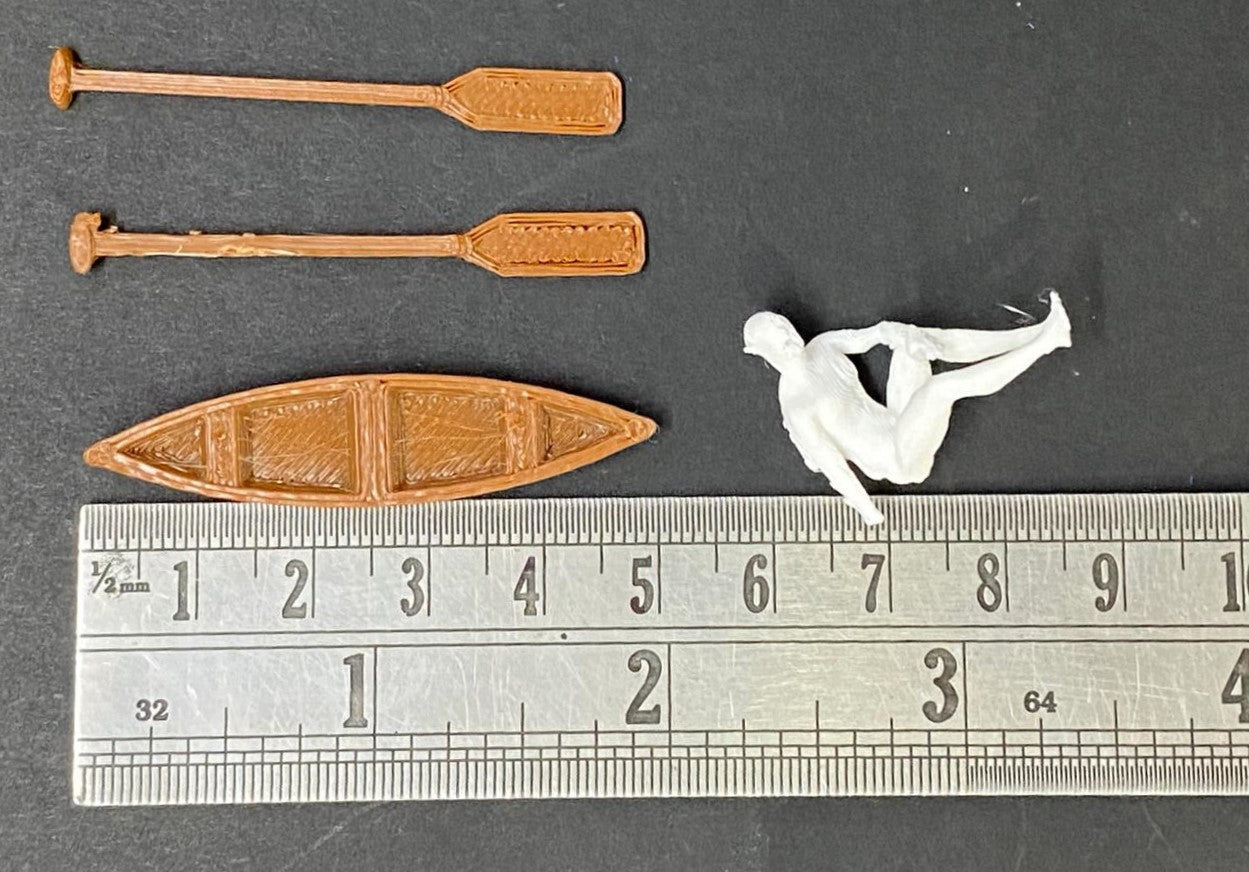 BoatMan Paddle oar Miniature – 1 Set , Design - 857