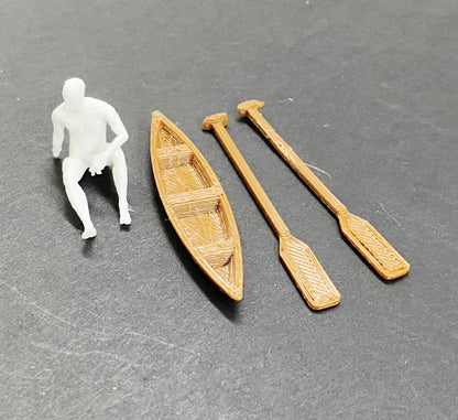 BoatMan Paddle oar Miniature – 1 Set , Design - 857