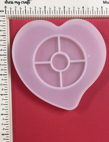 HEART Mould- Design 307  – 4 inch