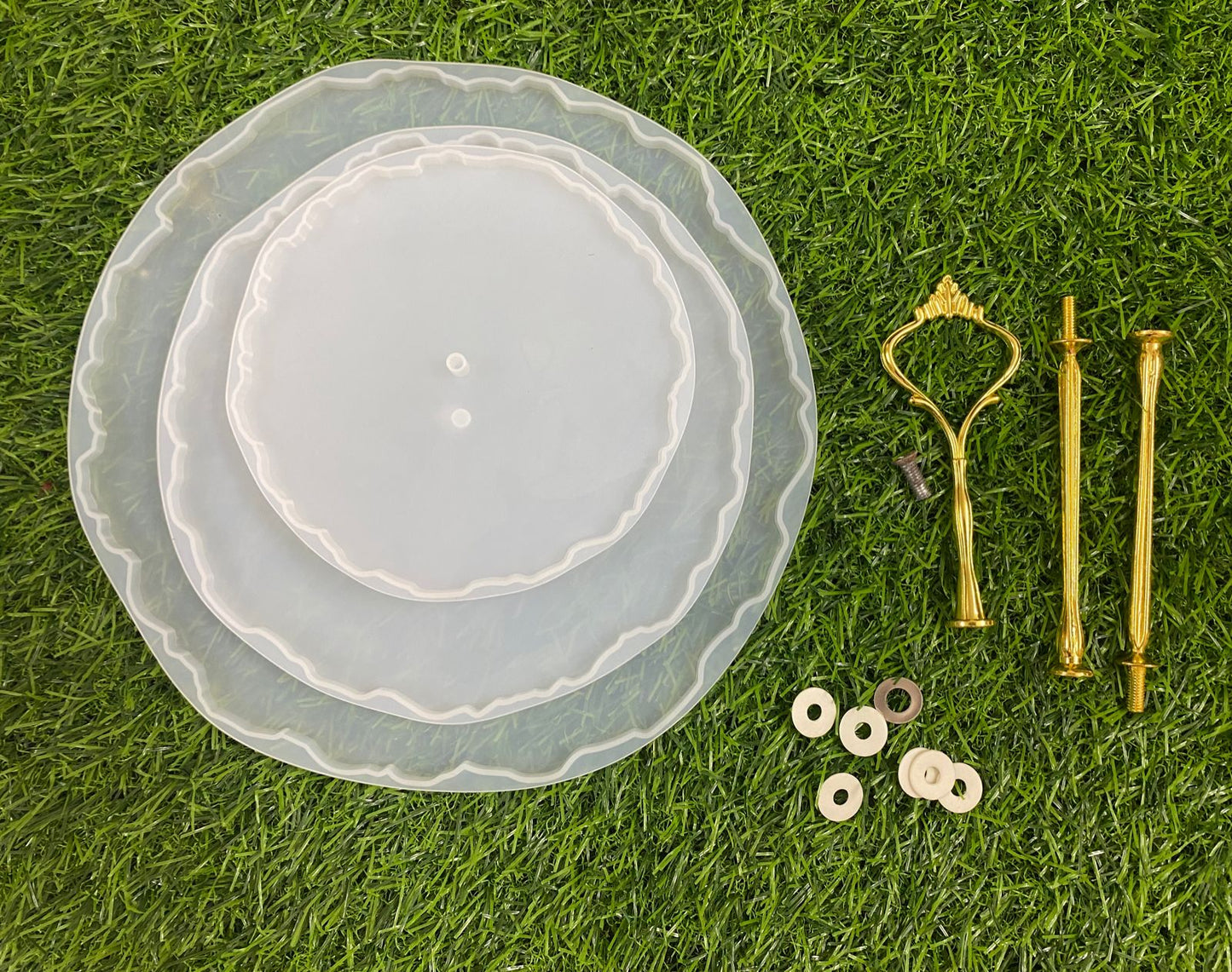 Agate- cake tray Mould- Design 455