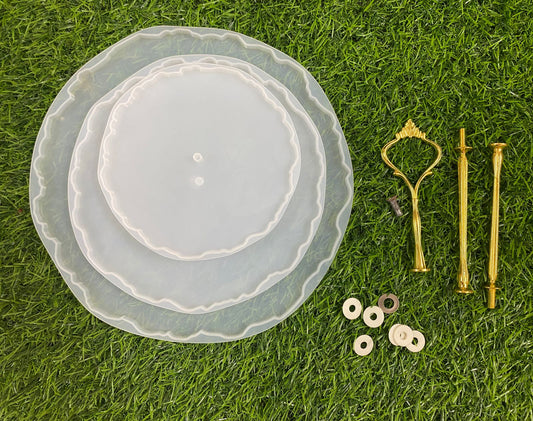 Agate- cake tray Mould- Design 455