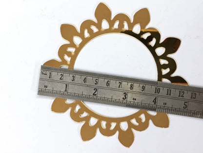 Circle Acrylic Cutout - 5 inch - 2 piece