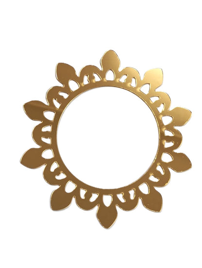 Circle Acrylic Cutout - 5 inch - 2 piece