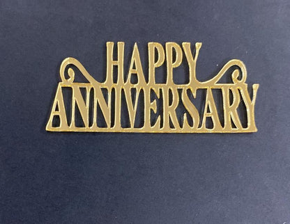 Acrylic Cutout - Happy Anniversary - 6 pieces