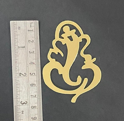 Ganesh Acrylic Cutout - 3 inch - 5 piece