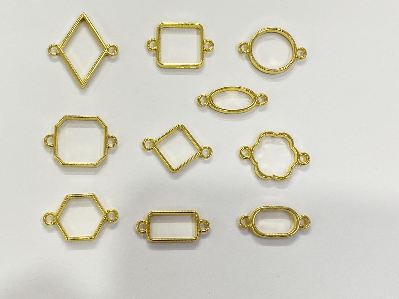 Rakhi  / Bracelet Bezel / Base - Golden - 10 pieces
