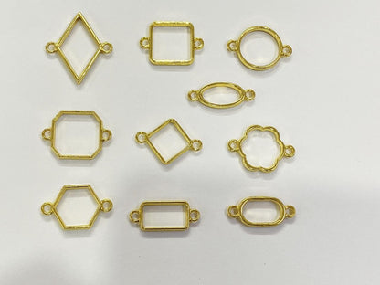 Rakhi  / Bracelet Bezel / Base - Golden - 10 pieces