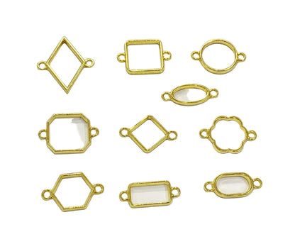 Rakhi  / Bracelet Bezel / Base - Golden - 10 pieces