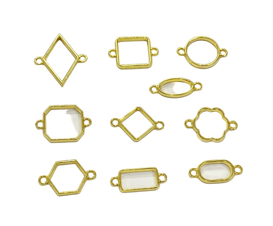 Rakhi  / Bracelet Bezel / Base - Golden - 10 pieces