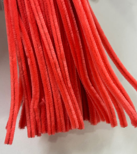 Straw / Pipe Cleaner -  Coral / Shade 54