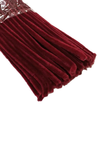 Straw / Pipe Cleaner  - Maroon / Shade 66
