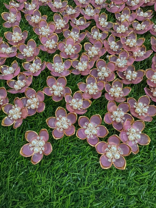 PINK Artificial Flower - 10 pieces , Shade - 10