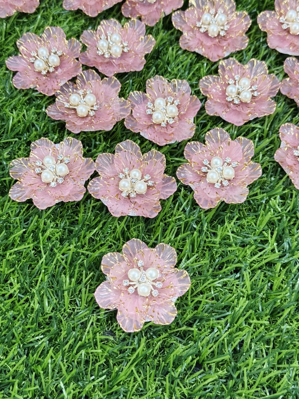 PINK Artificial Flower - 5 pieces , Shade - 11