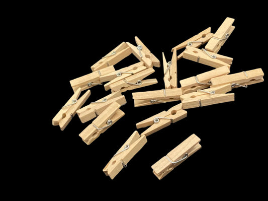 Wooden Clips – 3.5 Cm- 50 Pieces