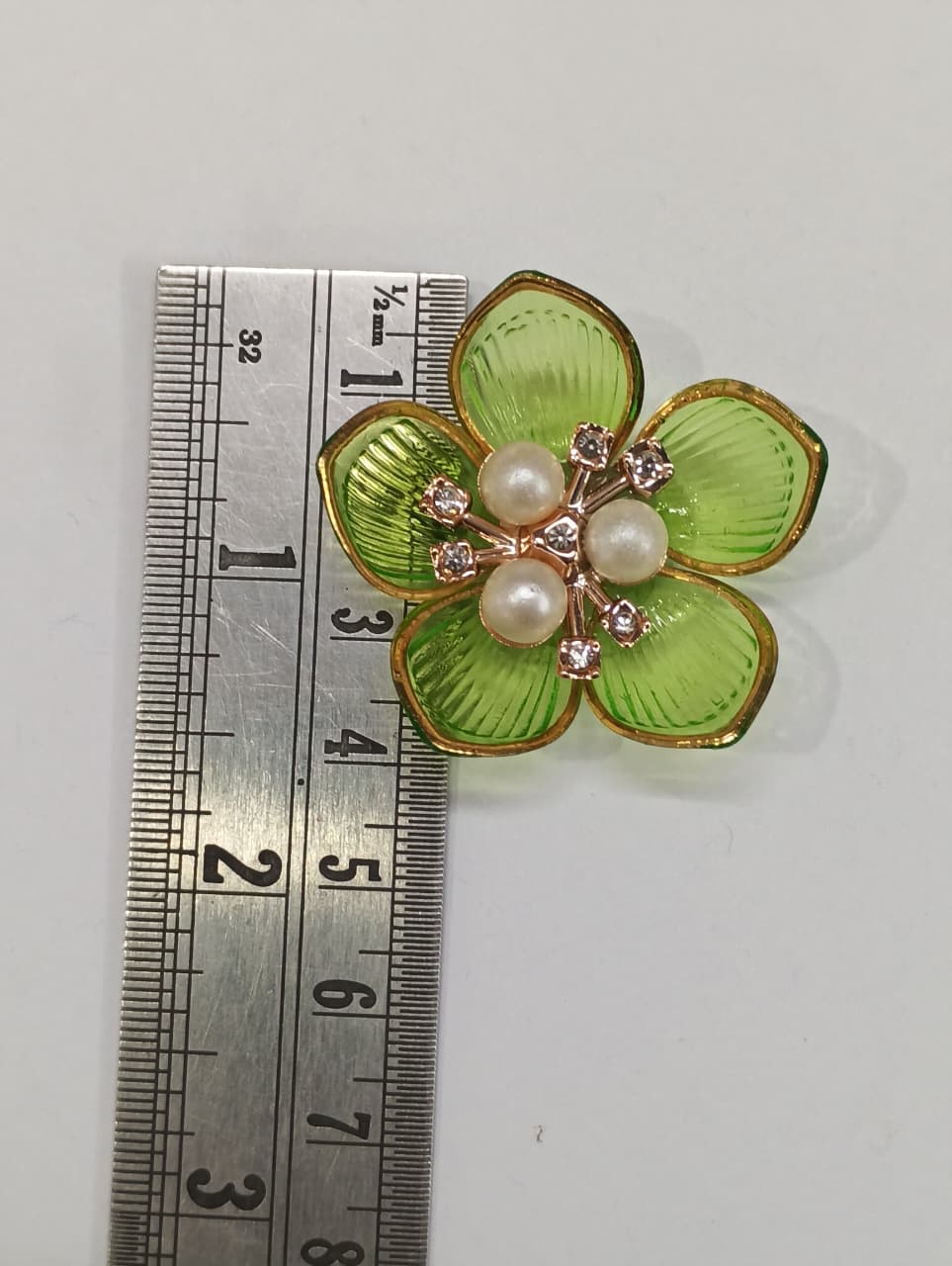 Green Artificial Flower - 10 pieces , Shade -14