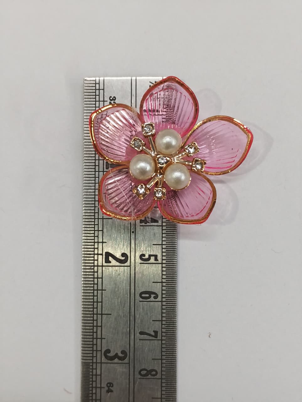 Pink Artificial Flower - 10 pieces , Shade - 15