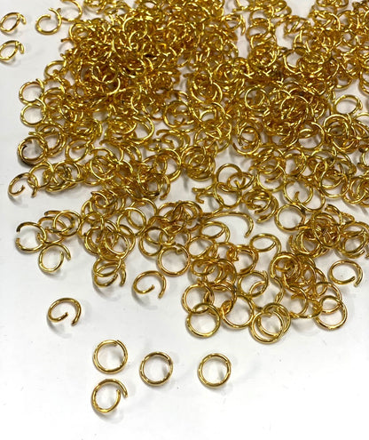 Jump Ring – Gold – 10 mm, 100 gm