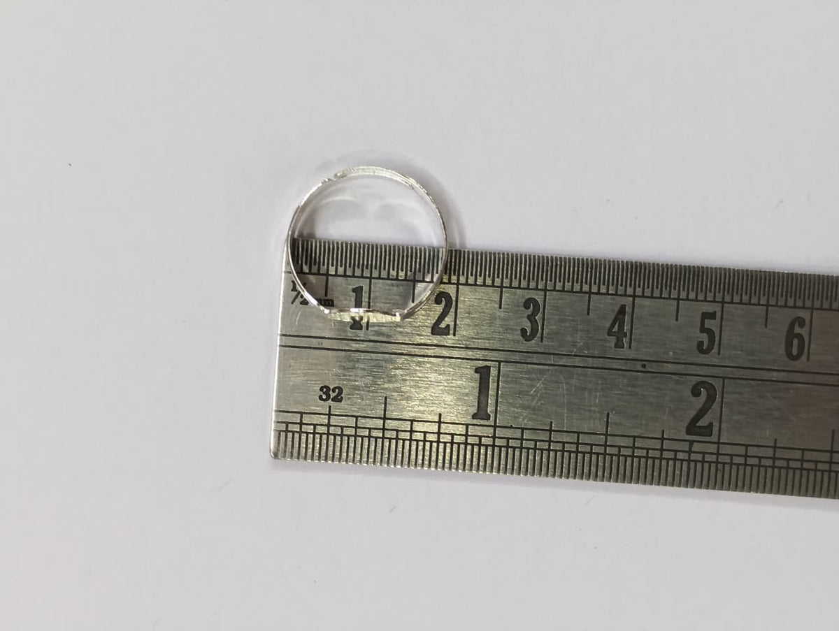 Ring Base Adjustable - Silver - 50 pieces