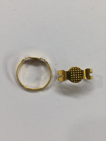 Ring Base Adjustable - Gold - 50 pieces