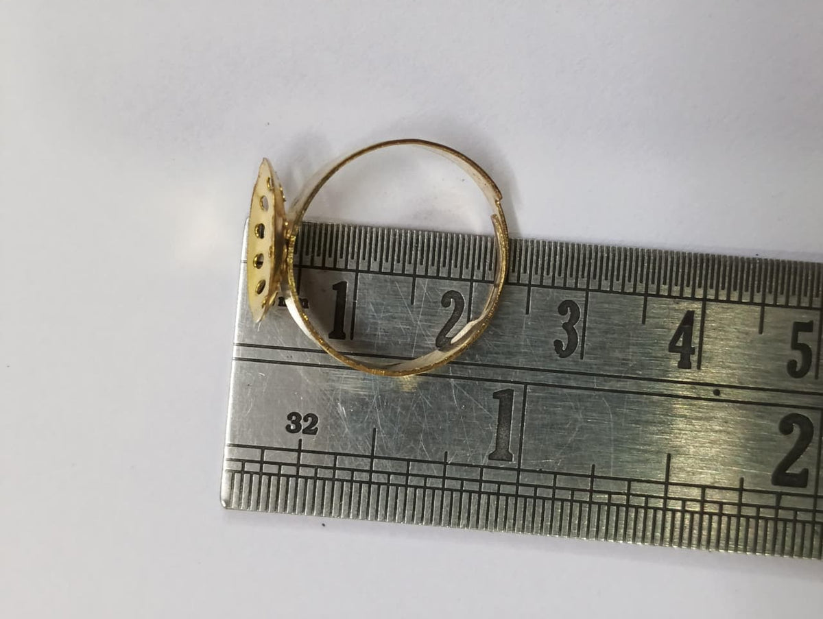 Ring Base Adjustable - Gold - 49 pieces