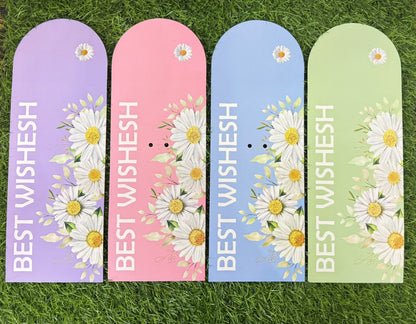 Best Wishesh Flower Holder Cards - 12 Sheet