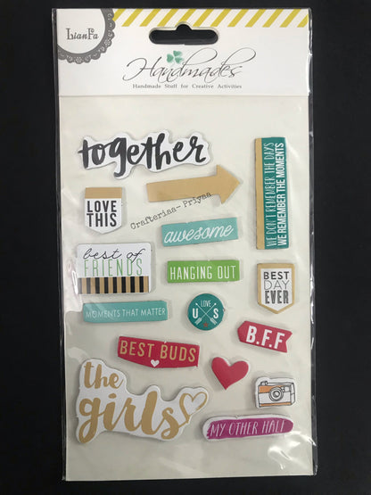 Sticker for Scrapbooking- Together