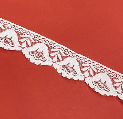 White Net Lace- 10 mtr
