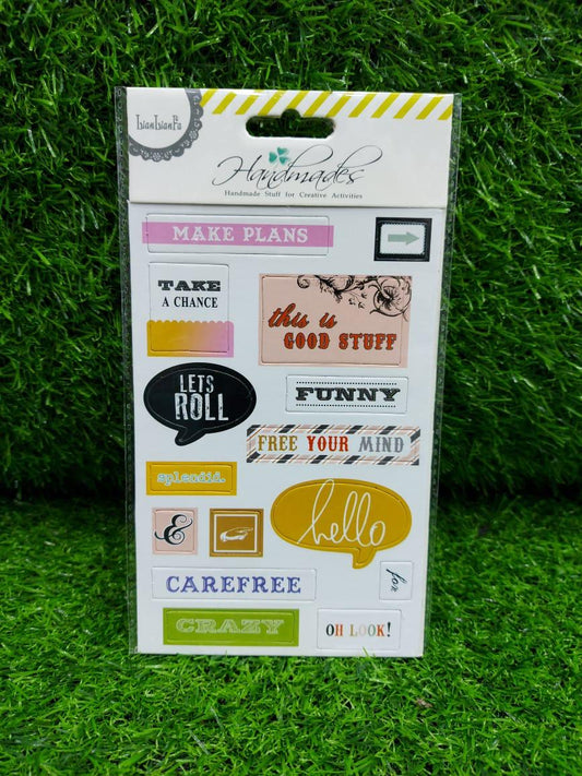 Sticker for Scrapbooking- Make Plans