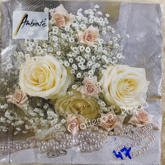 Decoupage Tissue- 9  Sheets – D47