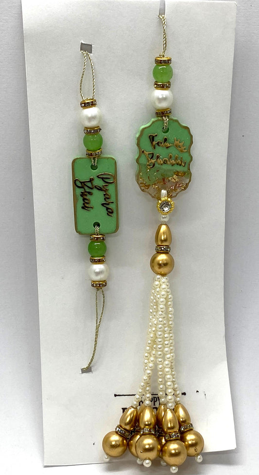 Resin Rakhi Set No.8