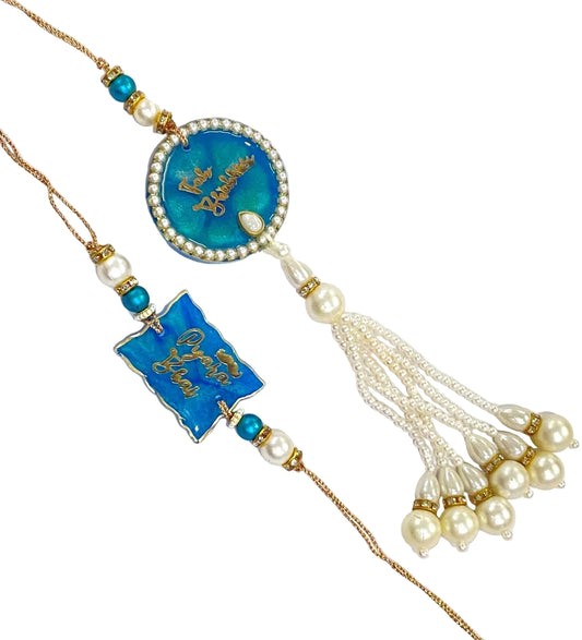 Resin Rakhi Set Design - 1