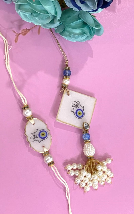 Resin Rakhi Set Design - 10
