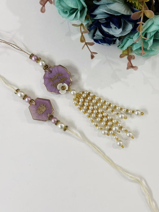 Resin Rakhi Set Design - 21