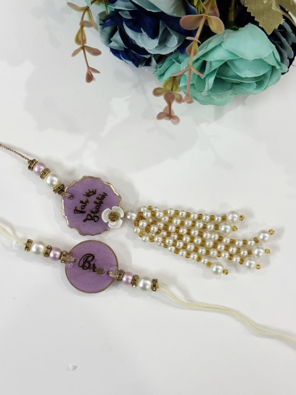 Resin Rakhi Set Design - 22