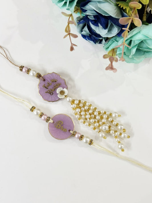 Resin Rakhi Set Design - 22