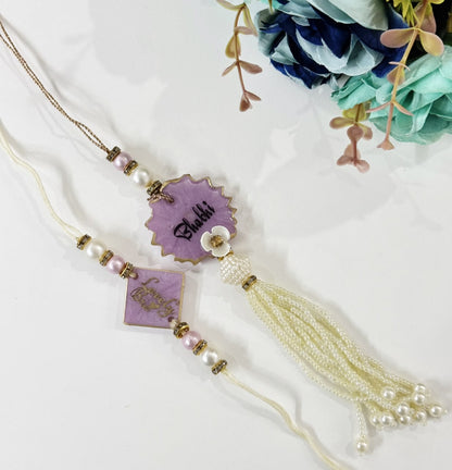 Resin Rakhi Set Design - 23