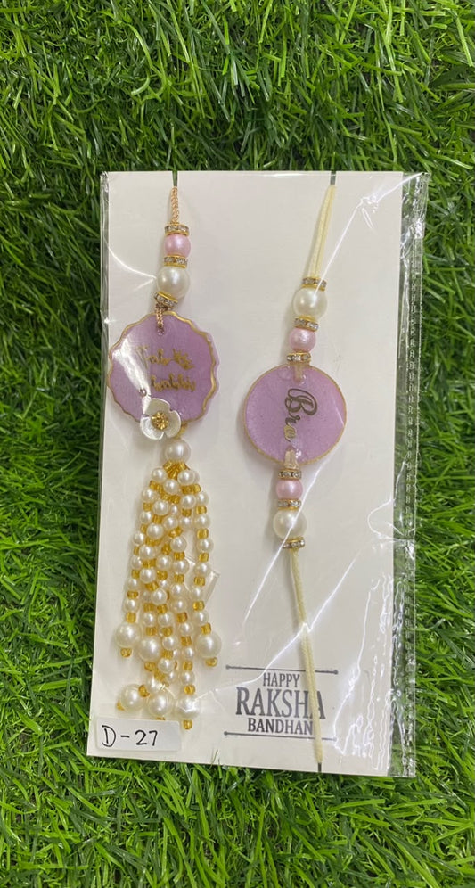 Resin Rakhi Set Design - 27