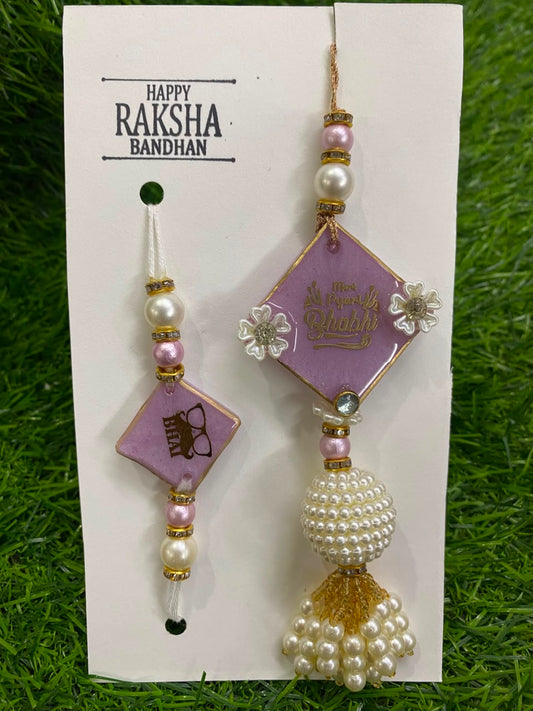 Resin Rakhi Set Design - 29