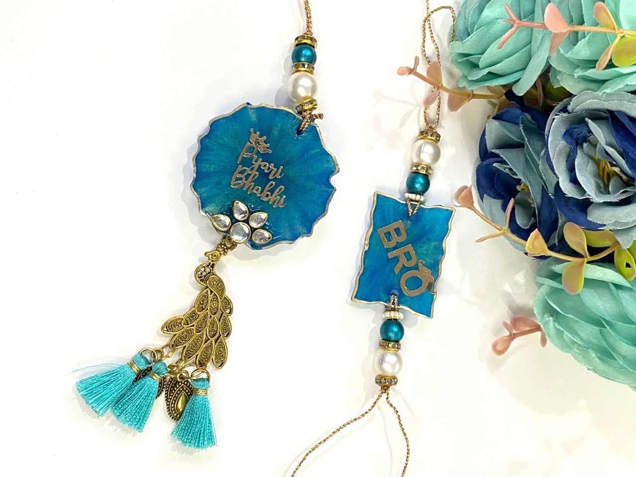 Resin Rakhi Set Design - 2