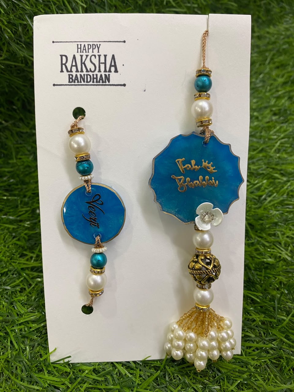 Resin Rakhi Set Design - 30