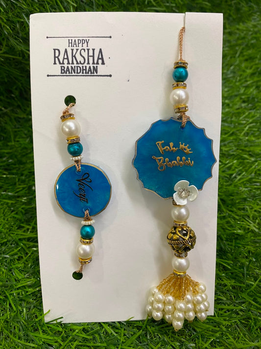 Resin Rakhi Set Design - 30