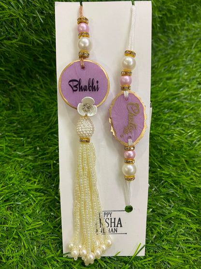 Resin Rakhi Set Design - 31