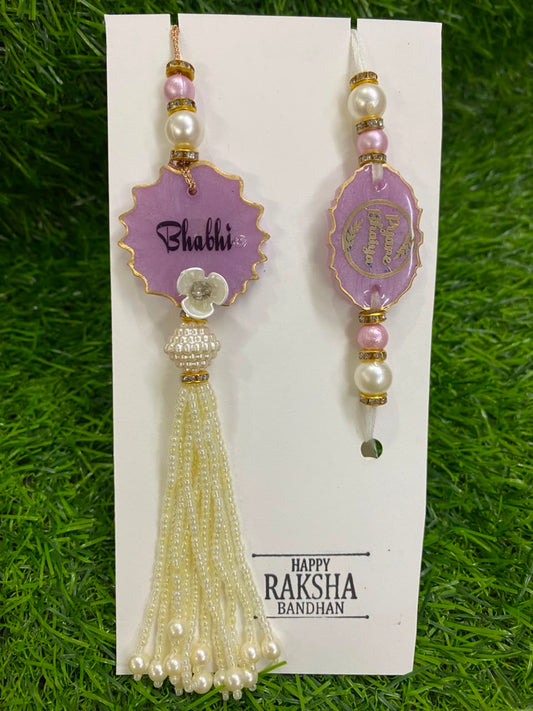 Resin Rakhi Set Design - 33