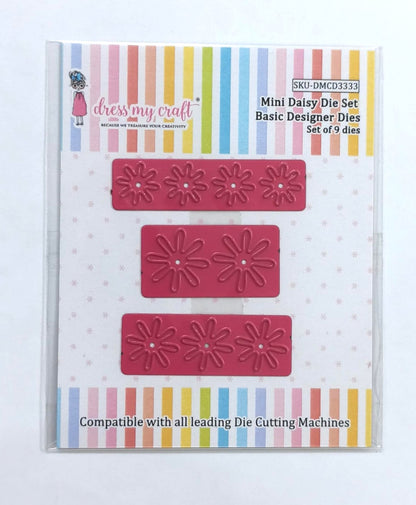Mini Daisy Die Set - Flower Making Cutting Dies